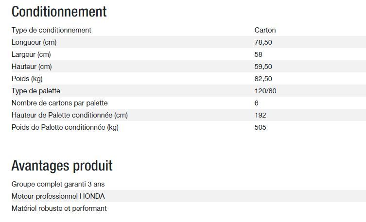 Groupe électrogène HX 6000 TB UK C5 - Kohler - Gamme INTENS - Puissance max 5,60 kW - 230 V - 50 Hz_4