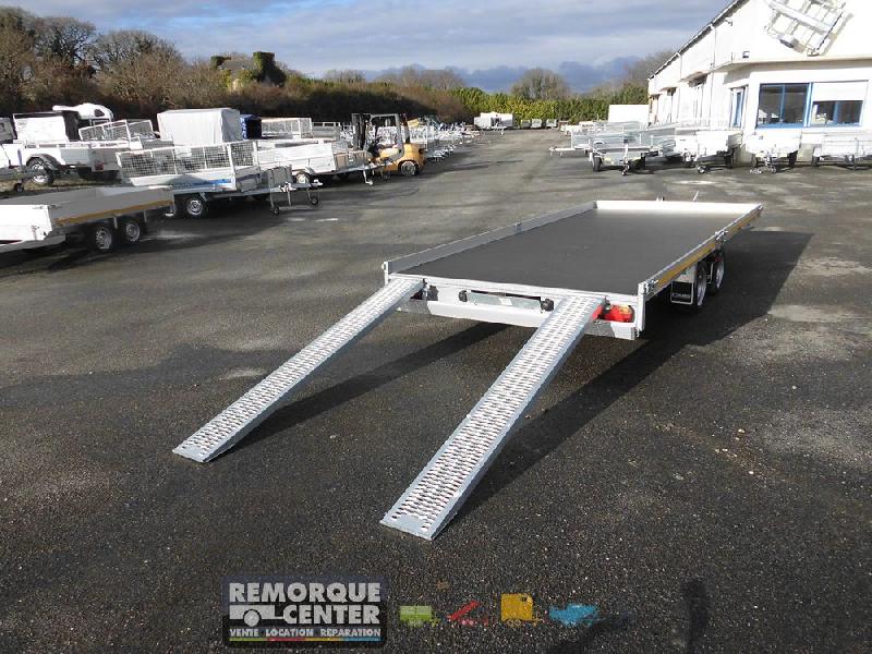 Plateau Eduard 506 x 220 cm - rampes & treuil, ridelles 10cm - 3000kg - Hdp: 63cm - 195/50R13 - Reference HKT-3.1X1.7_4