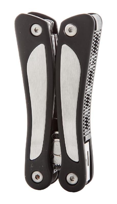 Pince multifonctions en inox - 9 fonctions avec pochette en polyester - Couleur noir_4