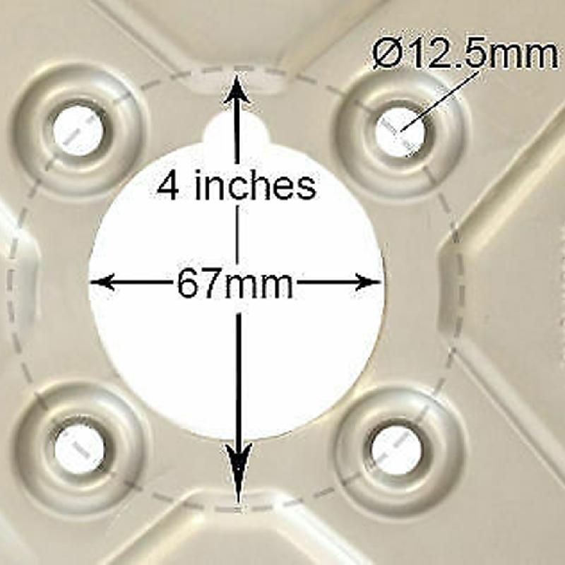 4.80/4.00-8 Roues de remorque 6ply High Speed Road Legal 345kgs 4