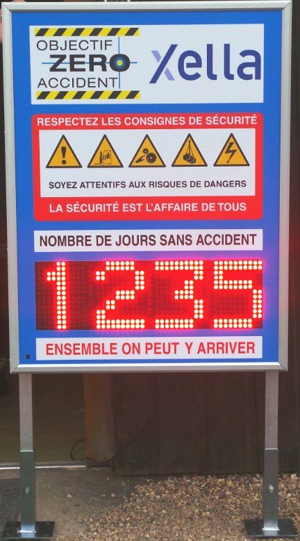 Panneau de sécurité sur mesure pour signalisation