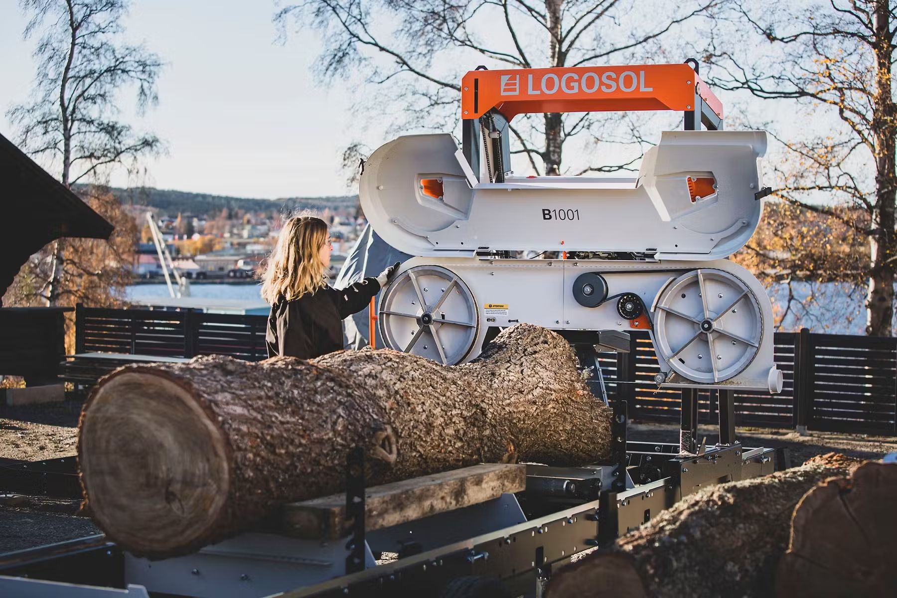 Scierie à ruban 1001, Pro Set (automatisme), thermique ou éléctrique - LOGOSOL_4