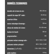 E-KKS 350 V - Tronçonneuse acier à fraise-scie semi-automatique - Epple Maschinen - Lame Ø 260 à 350 mm_4