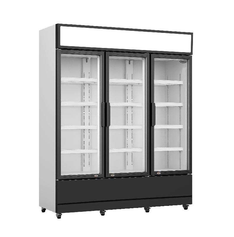 Réfrigérateur 3 portes en verre FCU-1200 - Armoire à boisson Combisteel avec éclairage_4