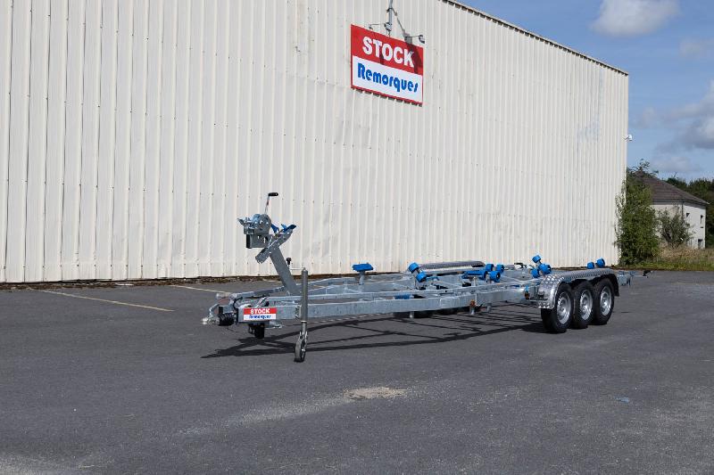 7m80-2m20 3x1350kg - VLEMMIX - Remorque Porte-Bateau_4