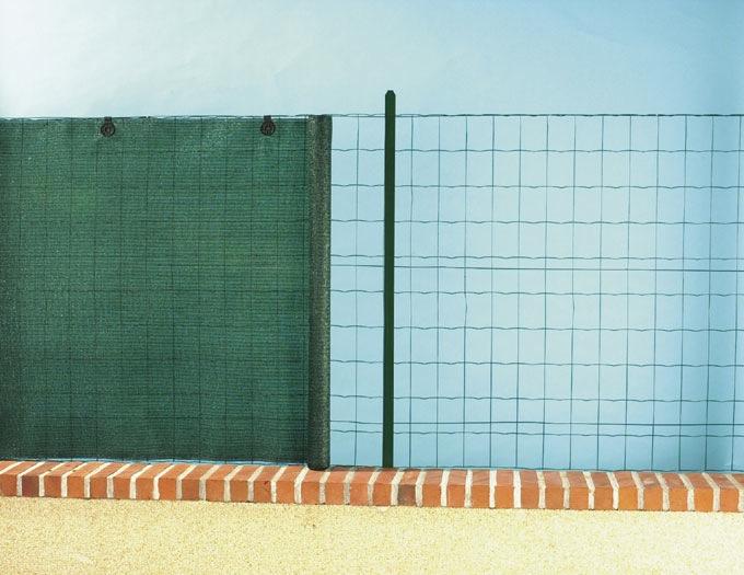 Brise-vue tissé 95% occultant - vert - 1 x 10 m - Totaltex_4