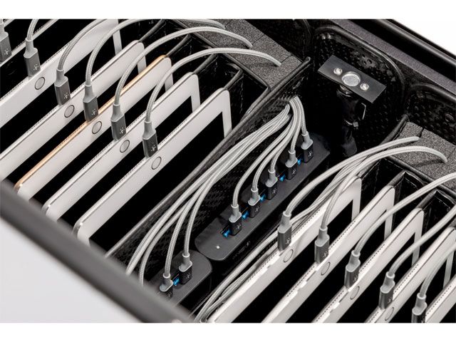 Paraproject Case TC20 - Valise de stockage et rechargement pour 20 tablettes avec HUB USB intelligents et sonde de température_4
