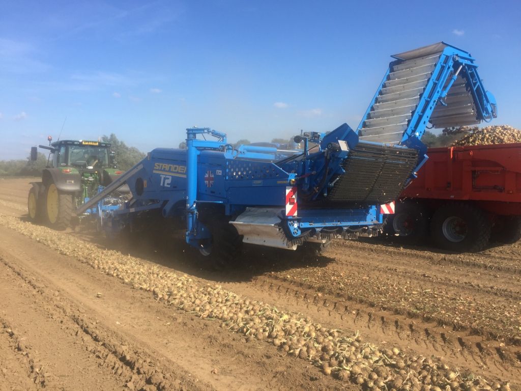 Arracheuse Standen T2 adaptée aux pommes de terre, carottes, oignons et plus