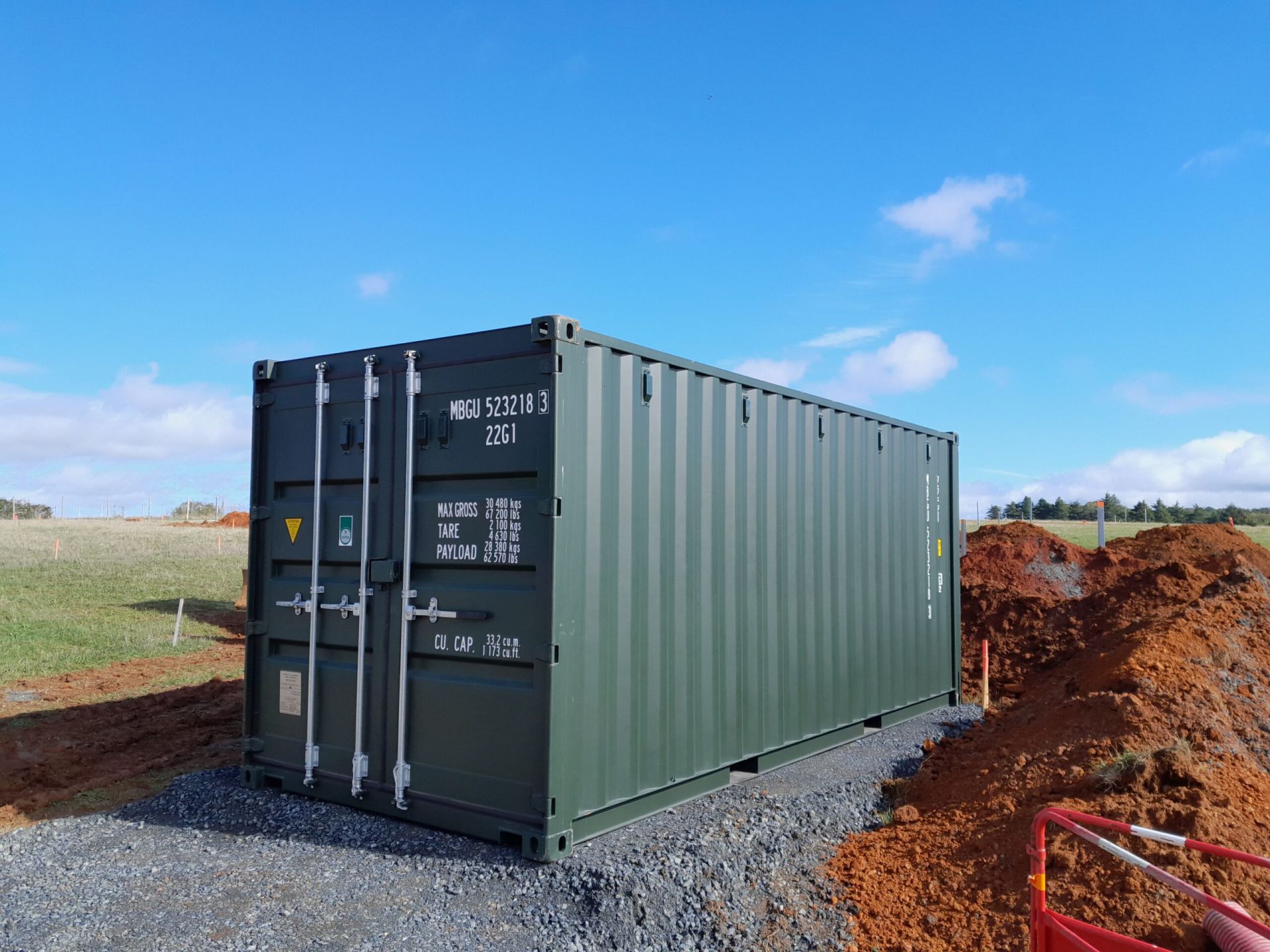 Container maritime 20 pieds DRY Premier voyage - Couleurs selon disponibilités et arrivages_4