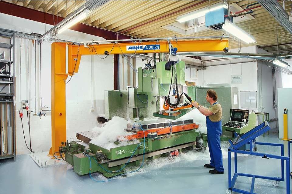 Potence sur fût LSX - Abus Levage - 500 kg - rotation 270° et portée jusqu'à 7 m_4