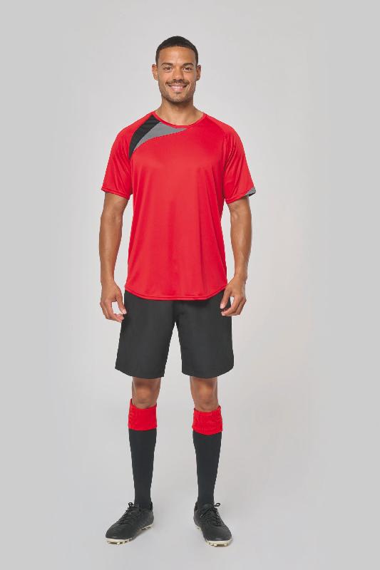 Maillot manches courtes unisexe - Réf: PA436 - 100% polyester, ultra résistant et respirant - Marque PROACT_4