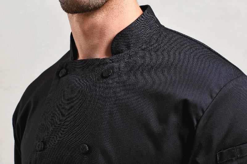 Veste chef cuisinier manches longues Coolchecker - tissu anti-transpirant - Réf: PR903_4