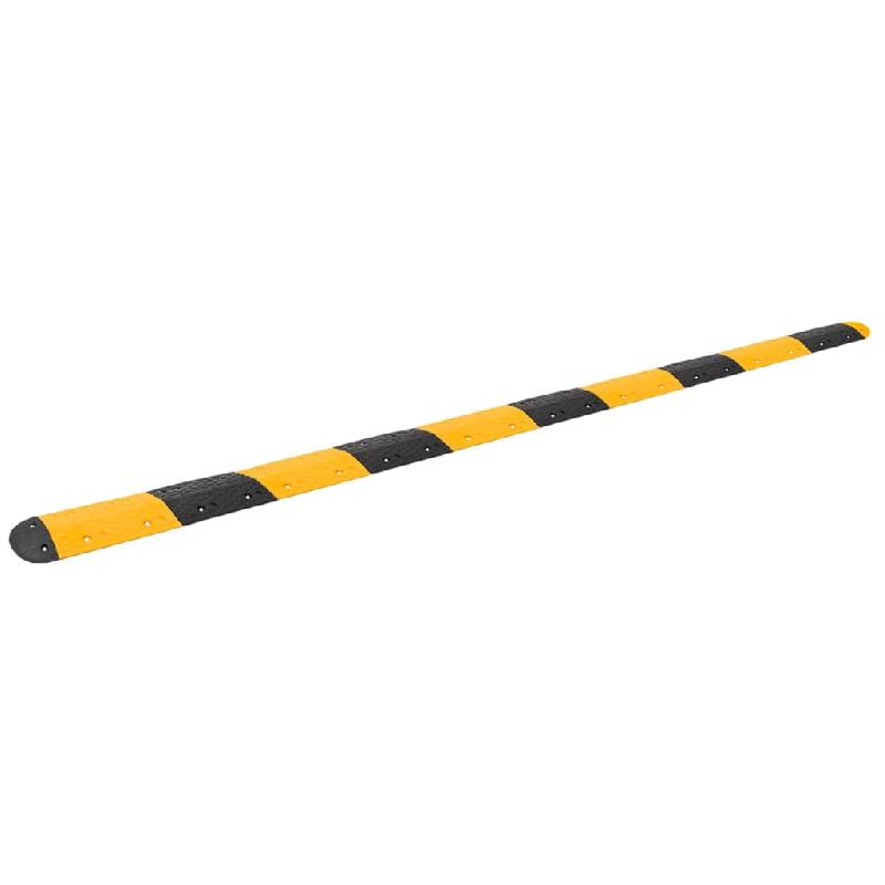 Vidaxl ralentisseur jaune et noir 517x32,5x4 cm caoutchouc 3157049_4