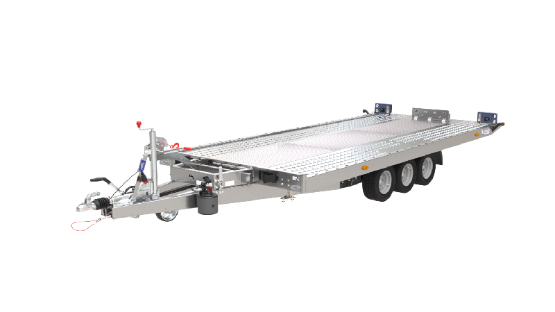 Porte voiture SARIS AT 480 200 3 K - basculement hydraulique - 3 essieux - PTAC : 3500 kg - 480 x 200 cm - Reference -MC 255 133 1350 1_4