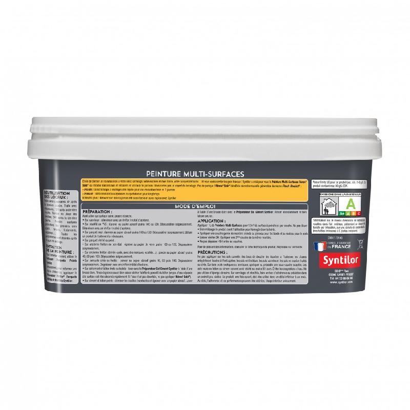 Peinture de sol intérieur - Syntilor FLASH RESIST gris cendré, 2L, ultra résistante, sans sous-couche_4