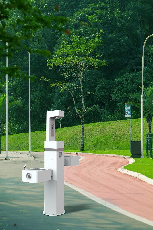 Fontaine extérieur plein air avec gamelle pour animaux - sans électricité_4