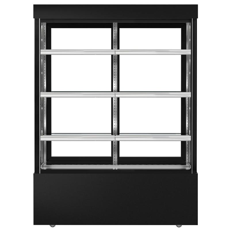 Vitrine réfrigérée pour pâtisserie MADRID - 1500 mm - 3 étagères - Noir_4
