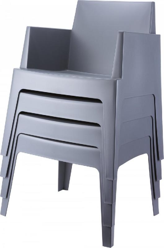Lot de 4 fauteuils empilables - gamme BOX_4