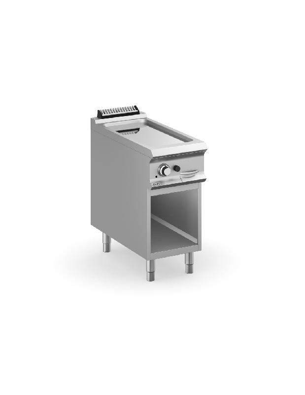 Plancha gaz - Plaque en chrome sur placard ouvert - MBM_4