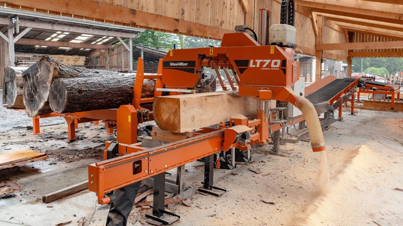 Machine LT70 pour des coupes précises et des équarris larges