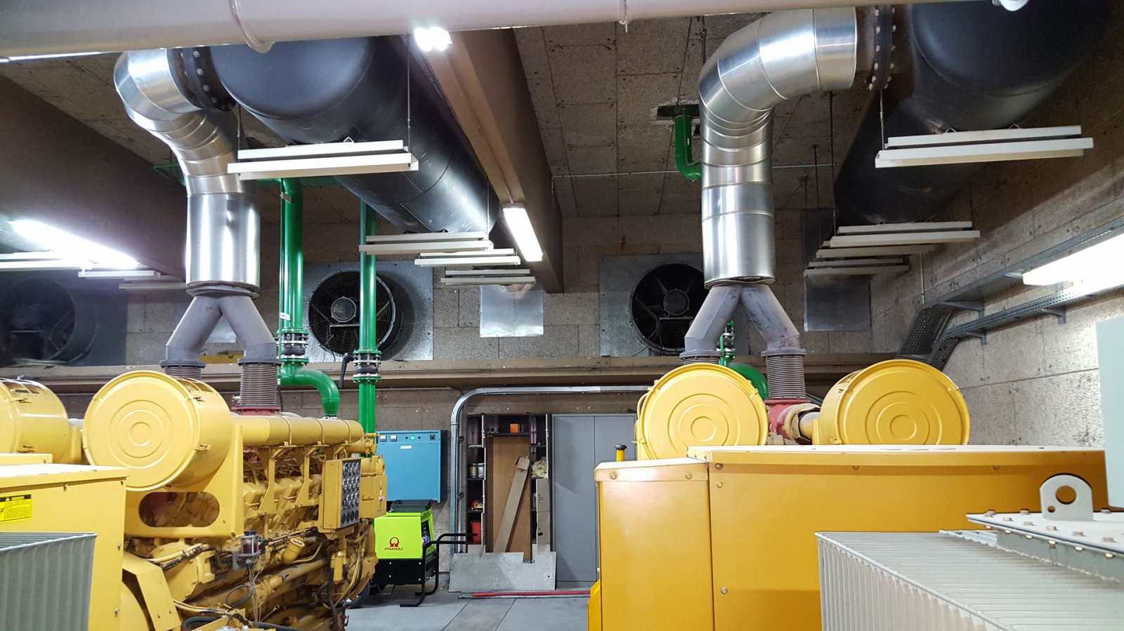 Centrale de  2 groupes électrogènes d'occasion - CATERPILLAR 2 X 3516 - 2 X 1650 KVA_4