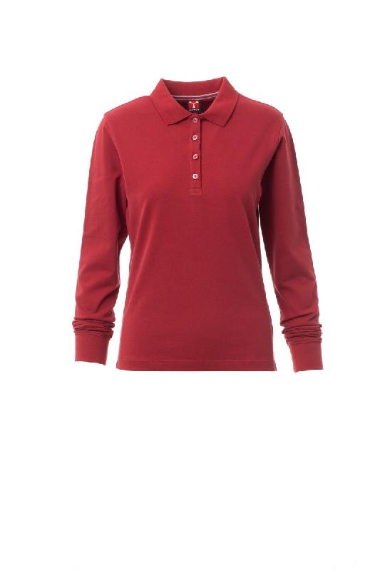 Polo cintré - Manches longues et 4 boutons - FLORENCE LADY 000931-0021 - Payper_4