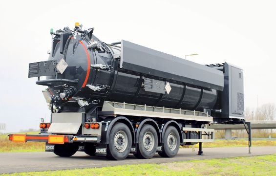 Ecovac Trailer - Remorque hydrocureur KOKS - citerne inox 23 m3 - sans réservoir d’eau de service_4