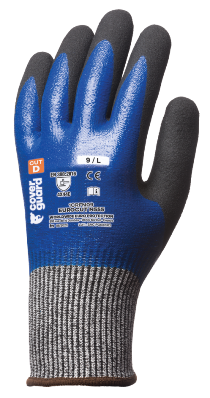 GANTS manutention EUROCUT N555 hppe nitrile humide et huileux (4x440)_4