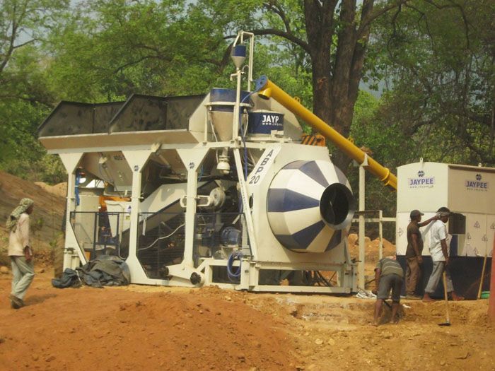 Centrale à béton avec mélangeur type réversible et casserole - 18 m3/h - ABP20R et ABP20P - Jaypee_4