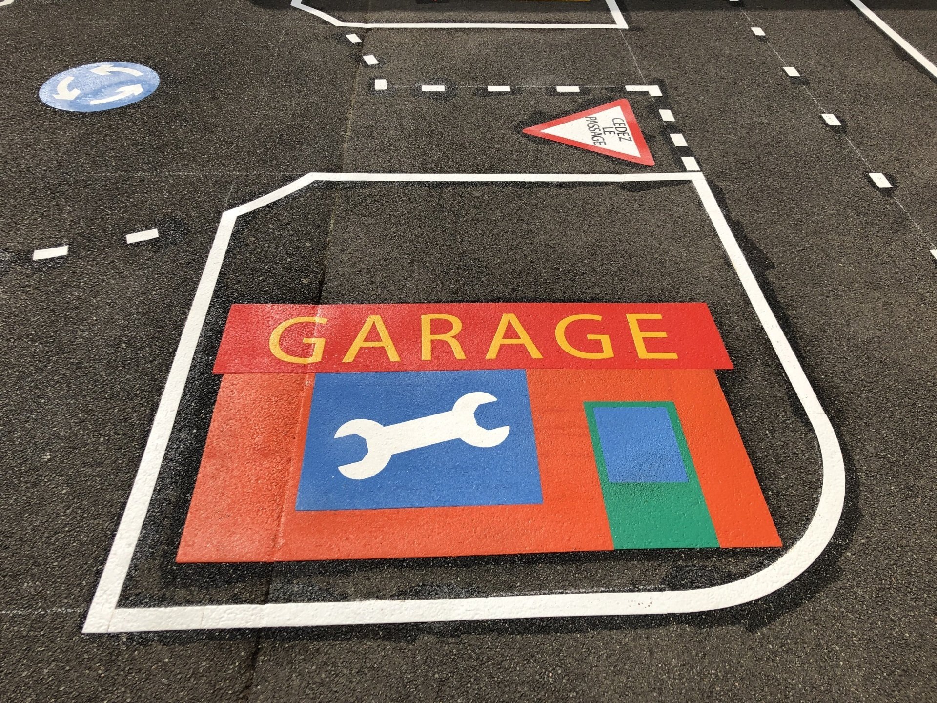 Jeux thermocollés - Pack complet circulation 8mx8m - Référence BTJTR8_4