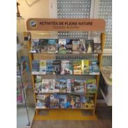 Tourisme - porte-brochure Guinaudeau - hauteur 1200mm ou 1400mm - normes handicap et design ergonomique_4