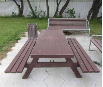 Ensemble pique-nique Isola - plateau monobloc, faible poids, sans dégagement nocif, respectueux de l'environnement_4