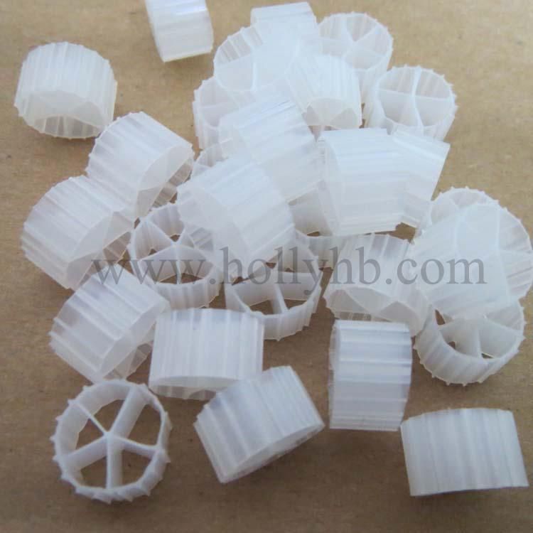 Plastic MBBR Bio - Médias de filtration d'eau Yixing Holly Technology - Pour le traitement des eaux usées et aquaculture_4