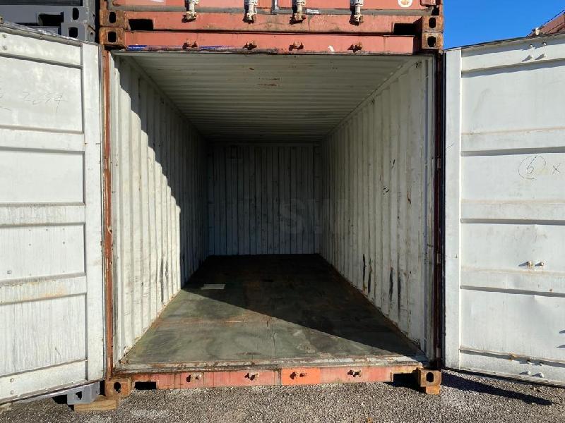 Container maritime d'occasion 20 pieds - Dernier voyage - Acier corten_4