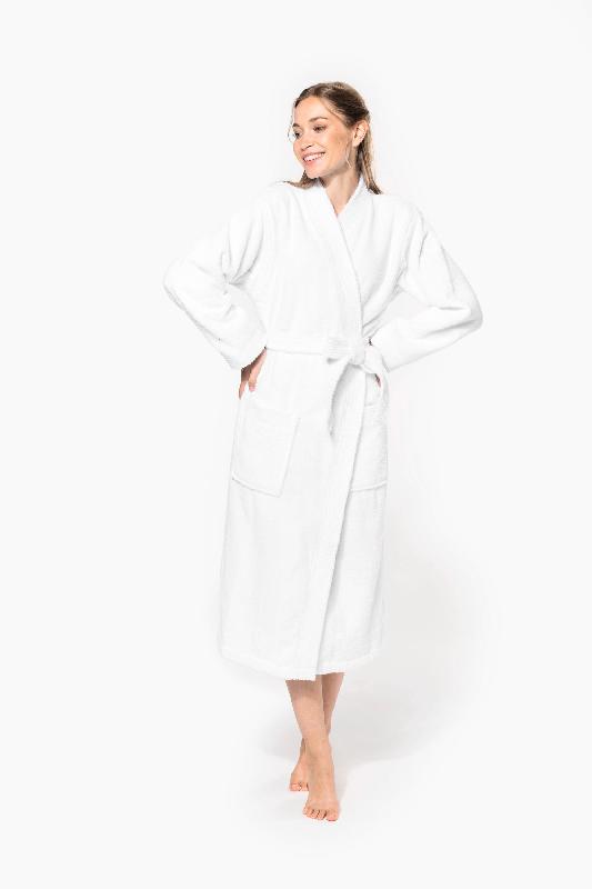 Peignoir col kimono - 100% coton, confortable et doux - Réf: K115 - Marque: Kariban_4