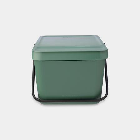 Poubelle empilable Sort & Go -20L Fir Green - Polyvalente et robuste pour le recyclage facile_4