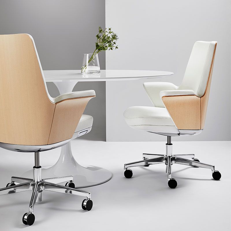 Summa - Fauteuil de bureau exécutif Humanscale en cuir personnalisable - Largeur 711.2 mm_4