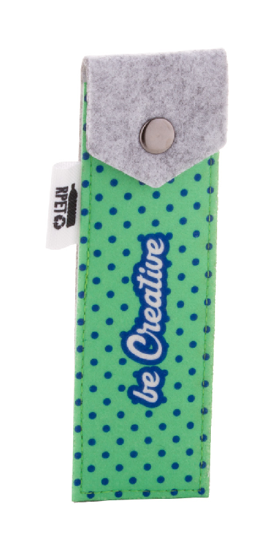 Trousse à stylos sur mesure en RPET - Impression sublimation - Fermeture bouton-pression_4
