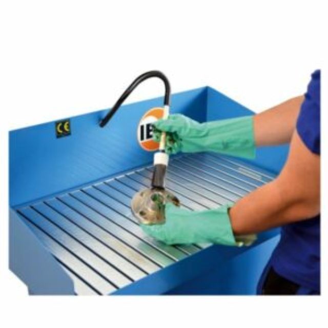 Fontaine de dégraissage manuelle solvant G50-I - 150 kg de charge - raccord sur fût_4