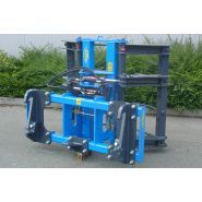 Pince agricole avec vérins hydrauliques et répartiteur d'huile