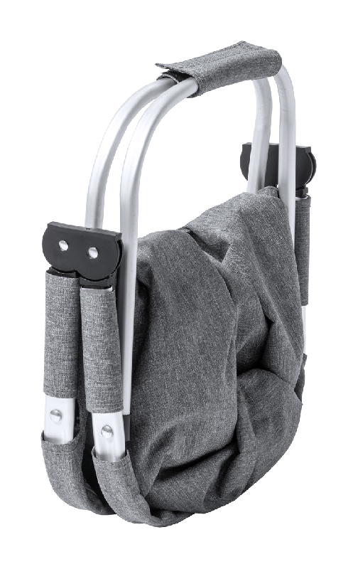 Panier pique-nique pliable en polyester 600D RPET - cadre en aluminium - poche frontale zippée - labélisé RPET_4