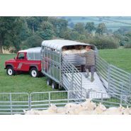 Remorque bétaillère DP120 Ifor Williams - poids brut 3500 kg - pont EasyLoad et carrosserie amovible_0
