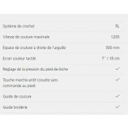 880 PLUS - Machine à broder Bernina - espace de couture 300 mm à droite de l’aiguille - fonctions avancées de broderie_4