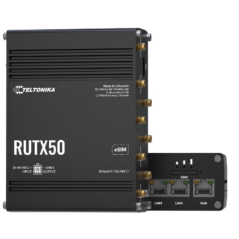 Teltonika rutx50 5g/4g/lte routeur industriel esim version_4