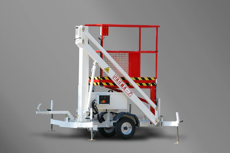 Nacelle tractable parma7 - matilsa - hauteur de travail 7.5 m - capacité du panier 2 personnes_4