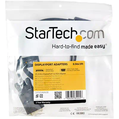 StarTech Adaptateur DisplayPort vers VGA - Cble Display_4