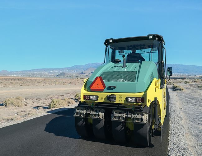 Compacteur sur pneus Art 280 Tier 4f - Ammann - longueur 5040 mm - poids ajustable de 9 à 28 tonnes_4