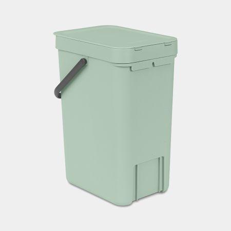 Bio-seaux de collecte Multi-talent 100 % recyclable - Volume S de 12 Litres - Brabantia Sort & Go - 12 litres - Jade Green_4