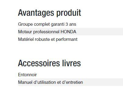 Hx 4000 TB UK C5 Groupe électrogène - Kohler - Gamme INTENS - Puissance max 3,70 kW - 230 V_4