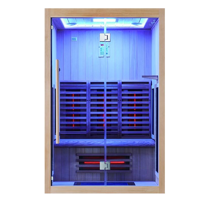 SAUNA INFRAROUGE BOREAL® SIGNATURE 130 À SPECTRE COMPLET - 130X110X205_4